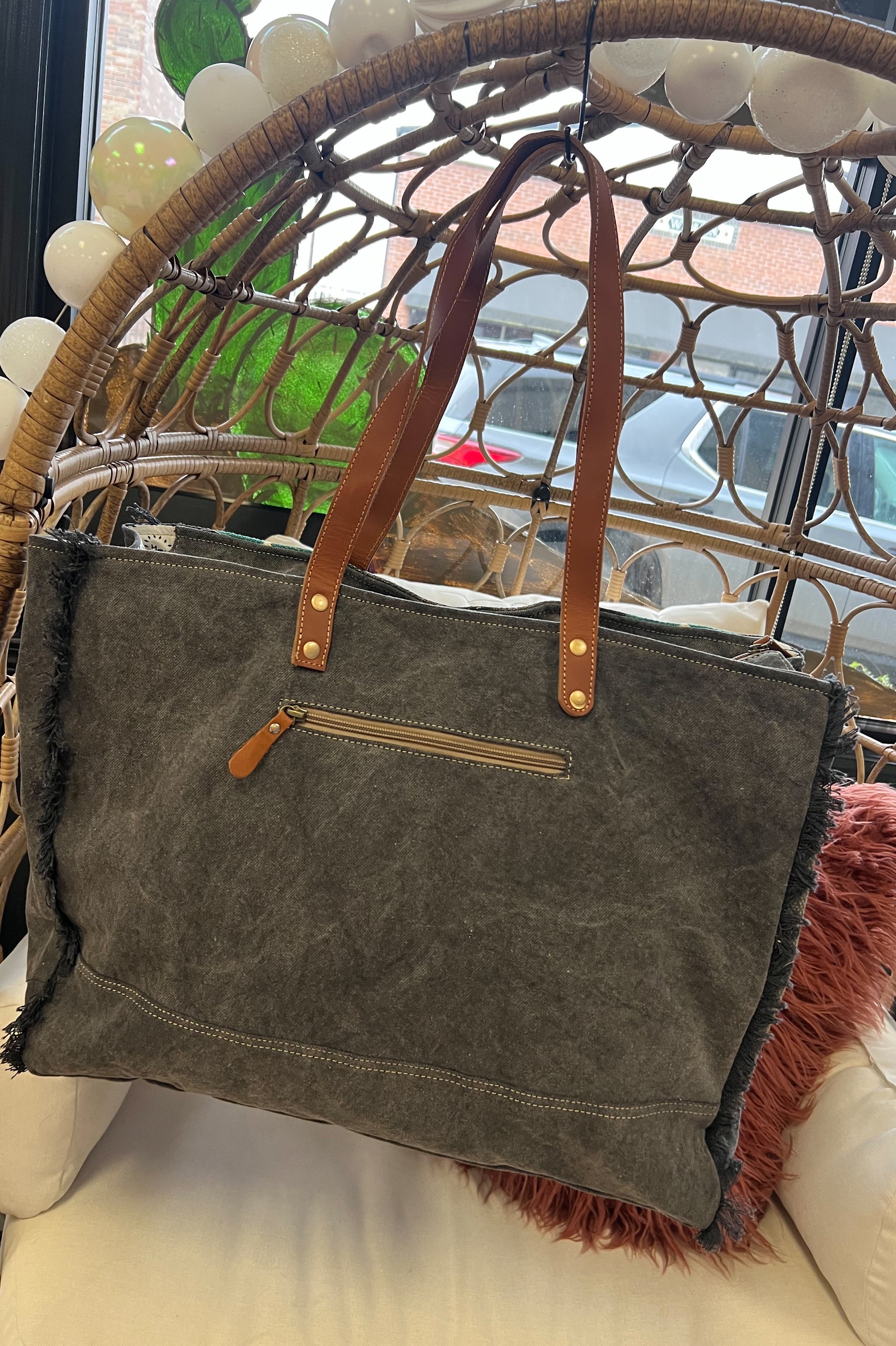 Turquoise Aztec Weekender Bag – Southern Roots Boutique