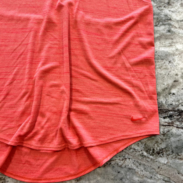 Nike Dri Fit Loose Coral Athletic Tank Large