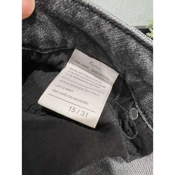 KanCan Black Button Fly Flare Jeans Size 15