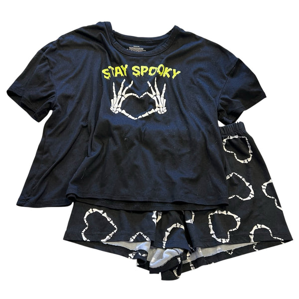 Stay Spooky Women's Halloween Pajama Set Medium