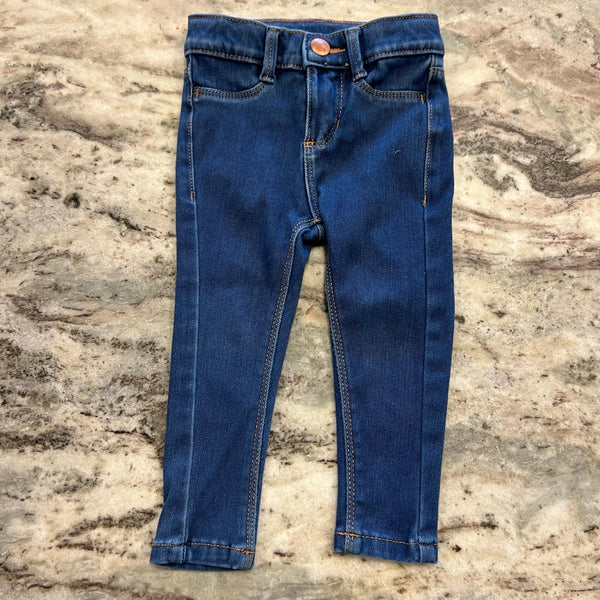 Wonder Nation Dark Wash Skinny Jeans Size 18 Mo
