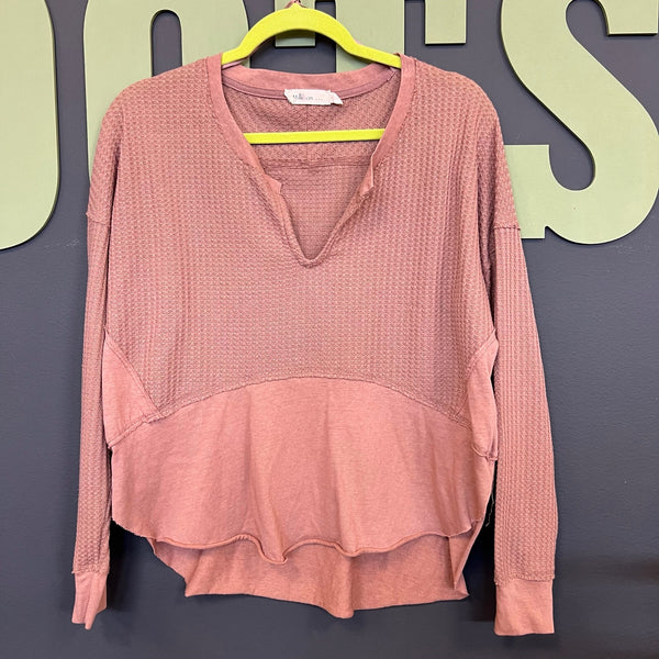 Women's Boutique Mauve Long Sleeve Top Small