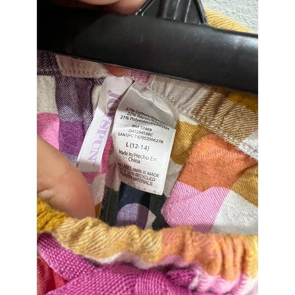 Joyspun Plaid Pajama Pants Size Large