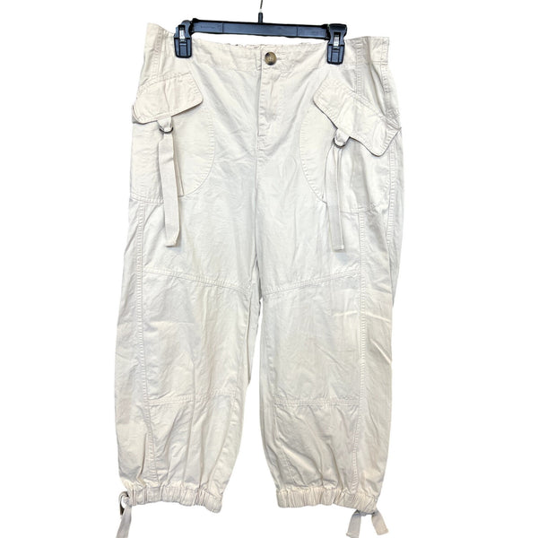 Ee:some Boutique Khaki Lightweight Jogger Pants Size Large