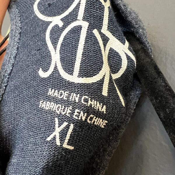 NWT Chaser Navy Blue Graphic Sweatshirt Size XL