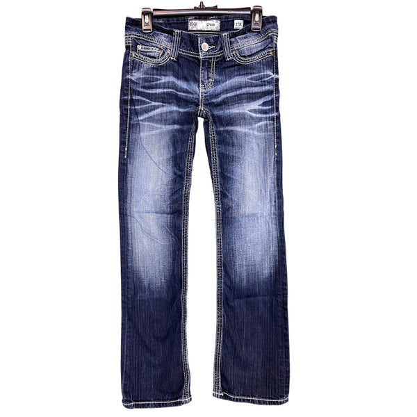 BKE Stella Dark Wash Bootcut Jeans Size 27