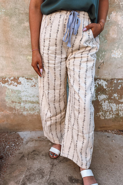 Lavender Fields Barrel Pants
