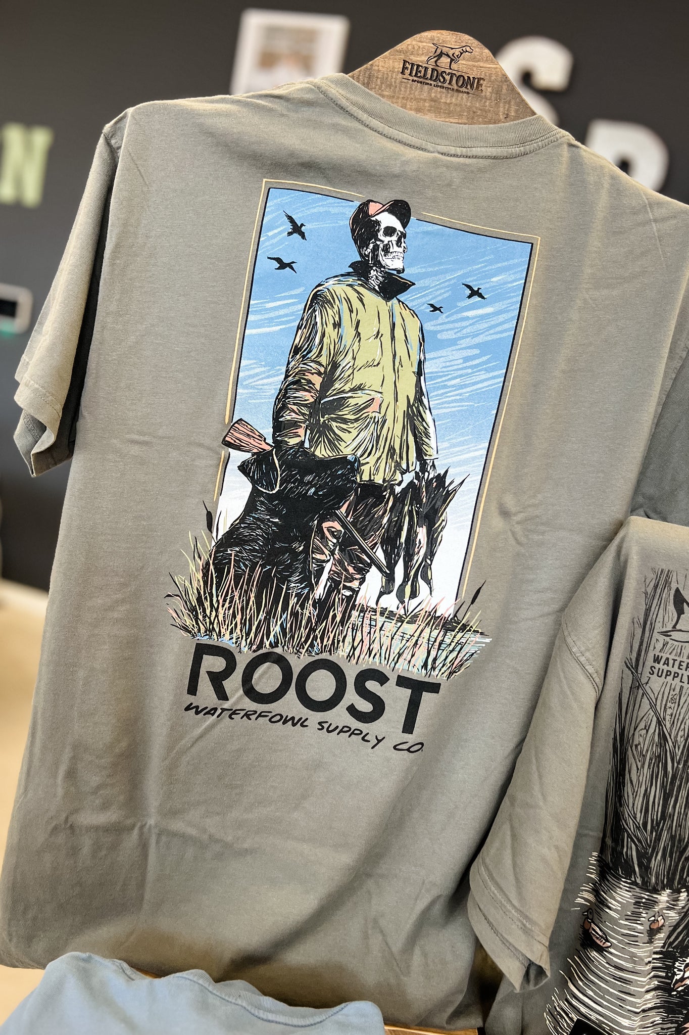 Roost Skeleton Hunter Pocket Tee