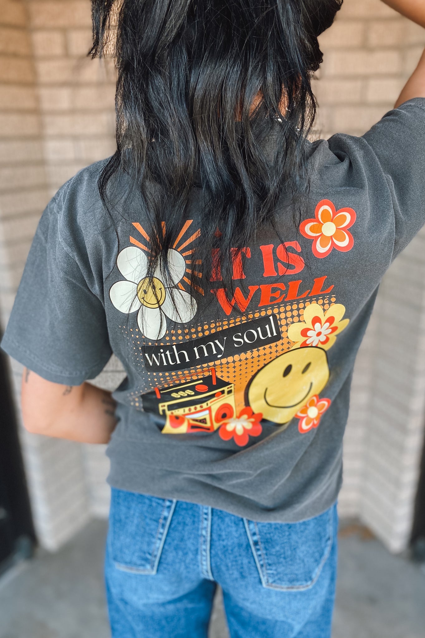 It is Well Smile Comfort Colors Graphic Tee