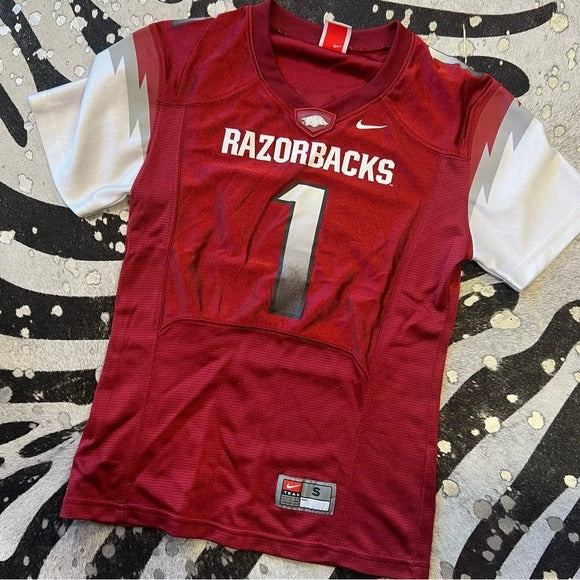 Nike Team University of Arkansas Razorbacks Jersey Size Youth Small