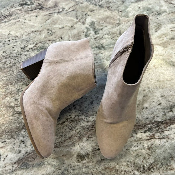 Old Navy Tan Suede Ankle Booties Size 11 – Southern Roots Boutique