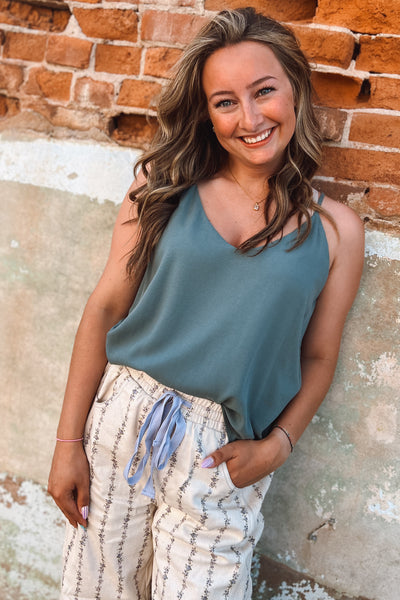 Lavender Fields Barrel Pants