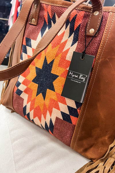 The Scottsdale Aztec Fringe Backpack