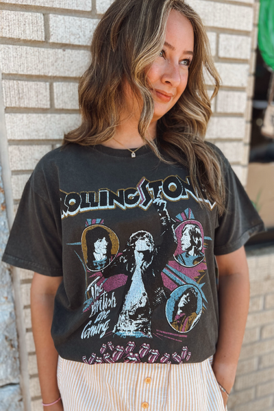 Rolling Stones Garment Washed Band Tee