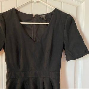 J. Crew Super 120’s Black Work Dress 100% Wool 00