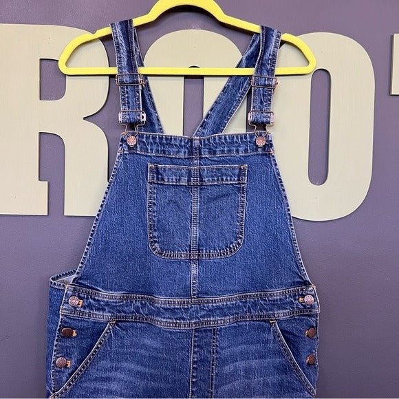 J. Crew Denim Overalls Size XL