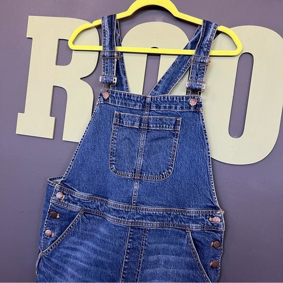 J. Crew Denim Overalls Size XL