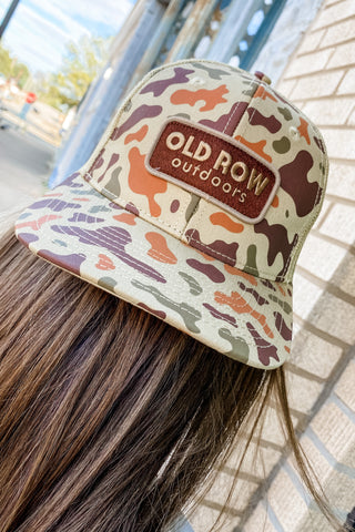 Old Row Outdoors Camo Trucker Hat