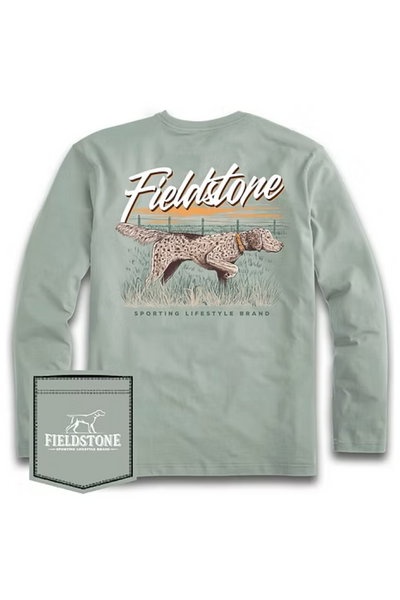 Fieldstone Long Sleeve English Setter Tee