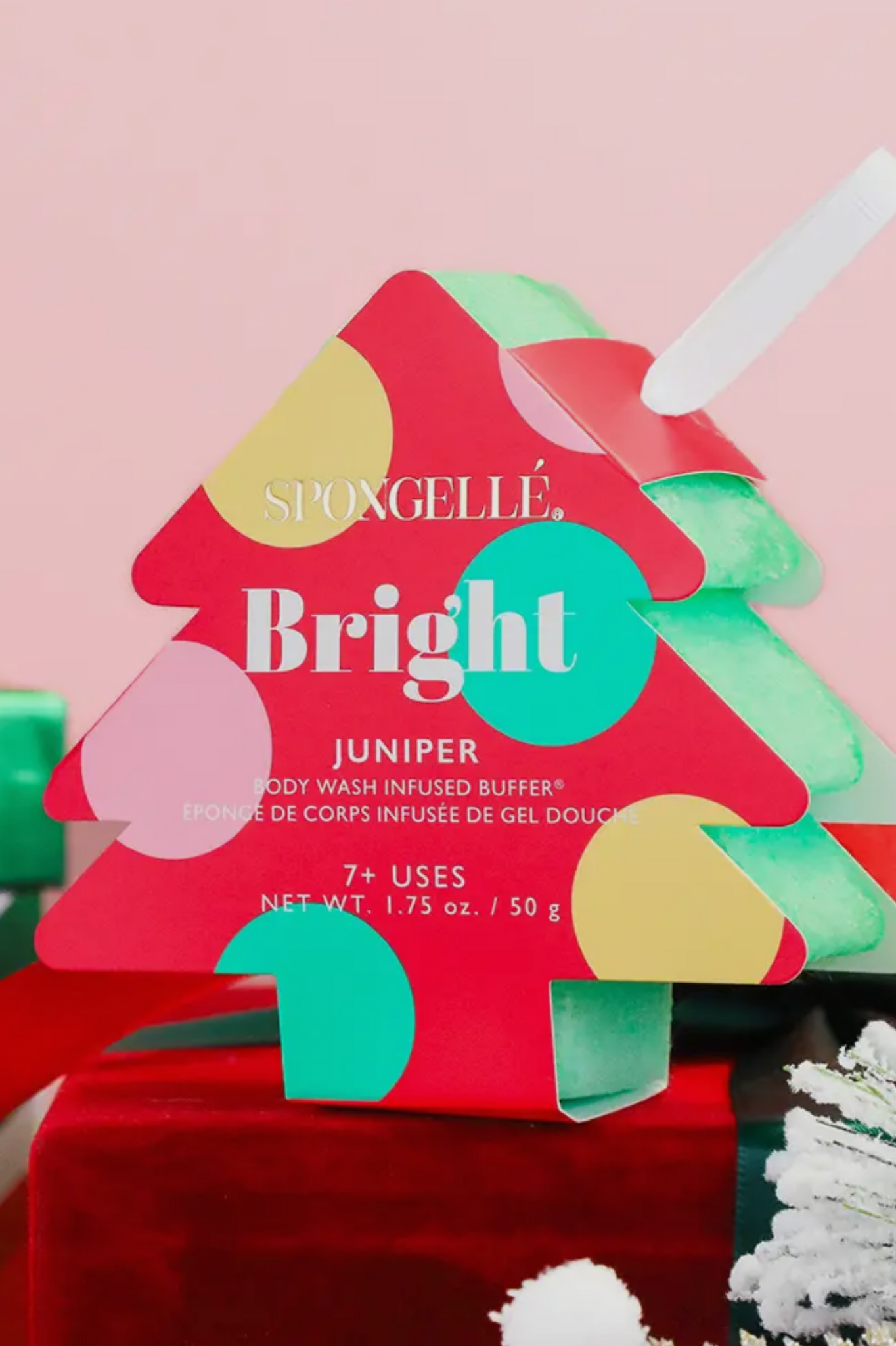 Spongelle Holiday Tree Buffer - Bright