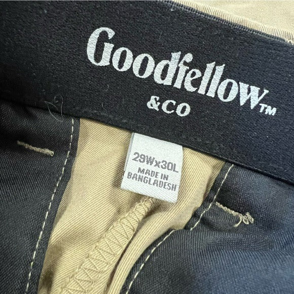 NWOT Goodfellow Hennepin Tech Slim Stretch Chino Pants Size 29X30