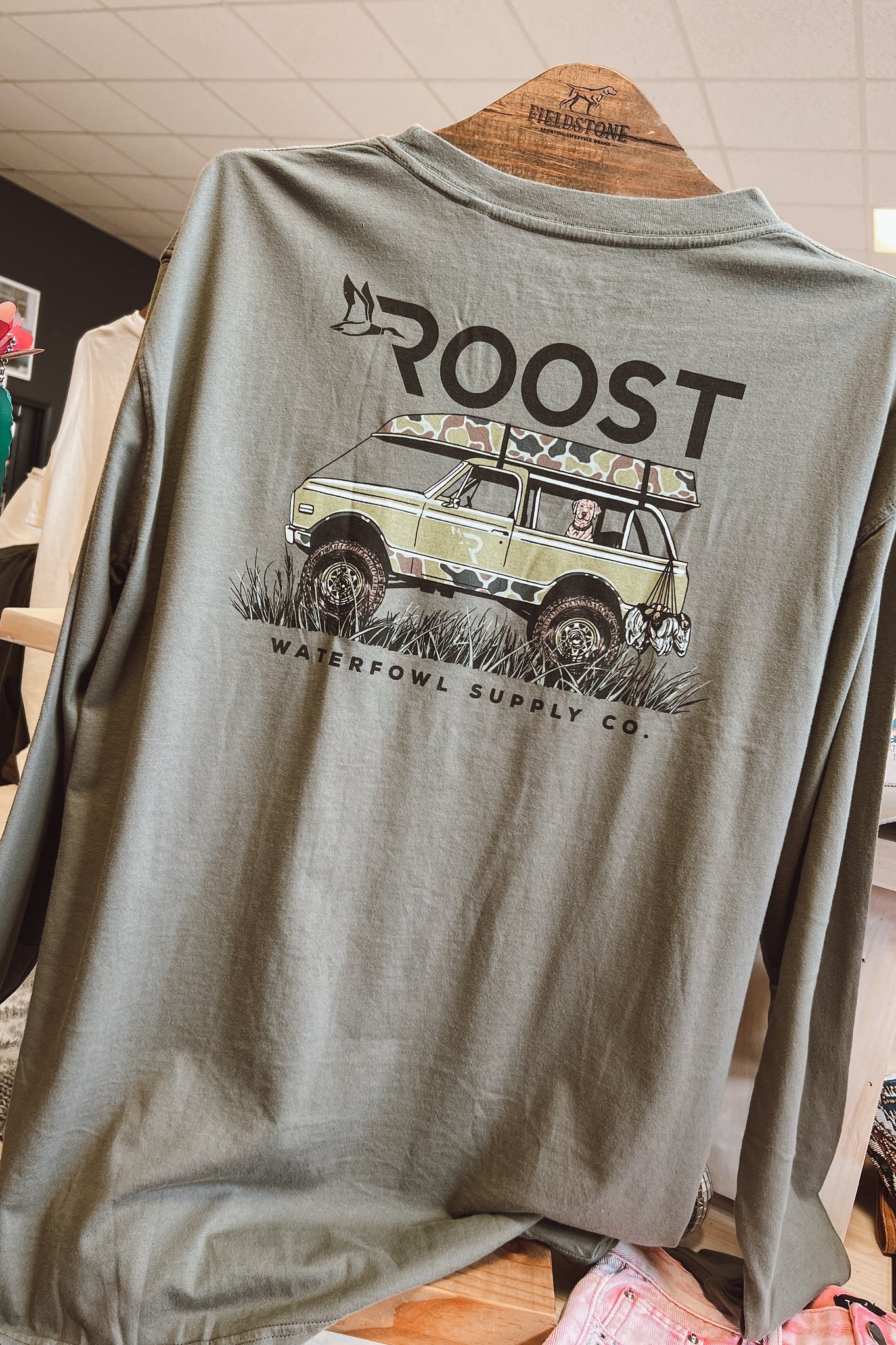 Roost Long Sleeve Bird Buggy Tee