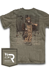 Roost Duck Hunting Sasquatch Pocket Tee