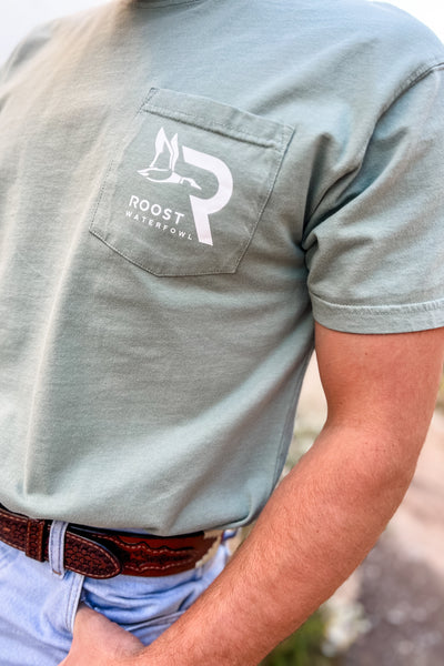 Roost Waterfowl Logo Pocket Tee