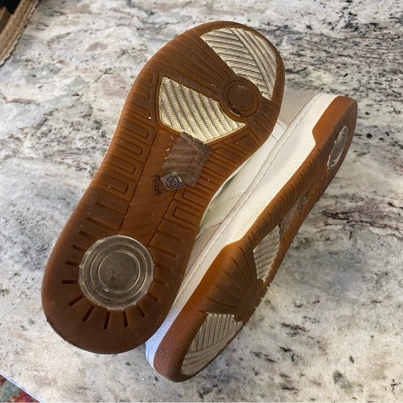 Shu Shop Rebecca High Top Sneakers Nude/Cream Size 10