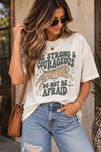 Be Strong & Courageous Graphic Tee