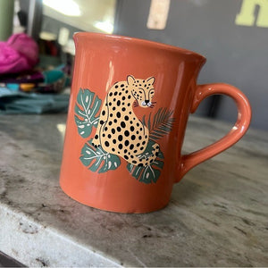 Orange Cheetah Mug