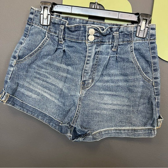 Paper Bag Denim Shorts Size Medium