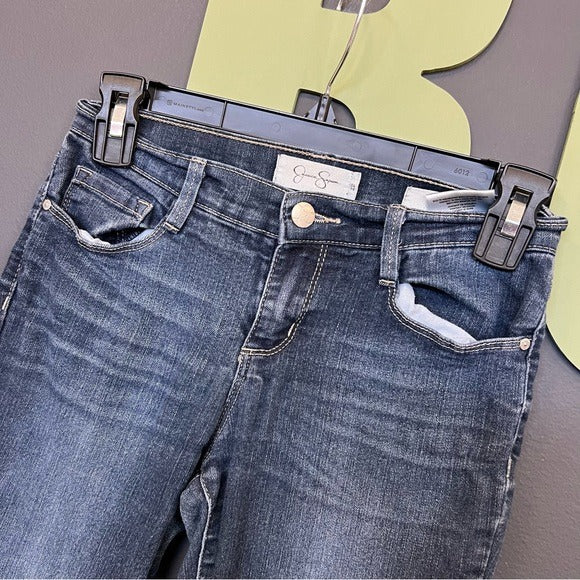 Jessica Simpson Girls Dark Wash Skinny Jeans Size 12