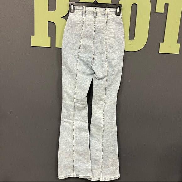 NWT Sexy Curvy Light Wash Flare Jeans Size 26