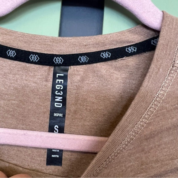 NWT Legends Aviation Brown Inspire T-Shirt Men’s Small