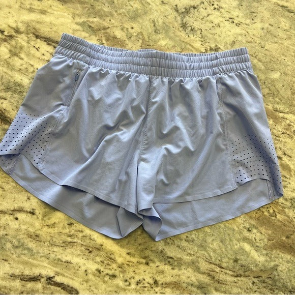 Athleta Periwinkle Hustle 3” Lined Short Size Medium