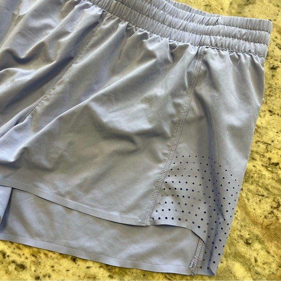 Athleta Periwinkle Hustle 3” Lined Short Size Medium