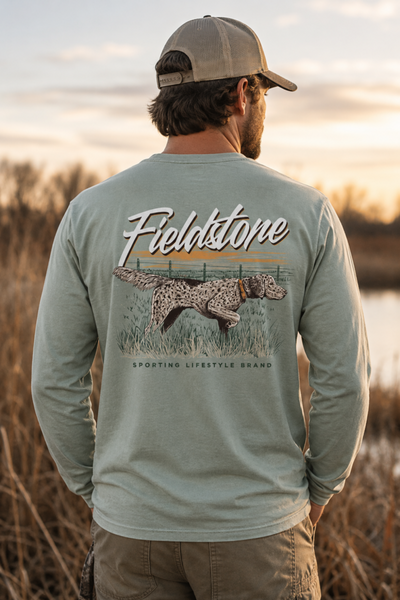 Fieldstone Long Sleeve English Setter Tee