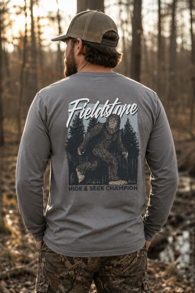 Fieldstone Long Sleeve Sasquatch Champion Tee