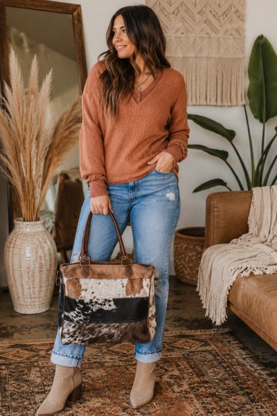 Cowhide Laptop Bag