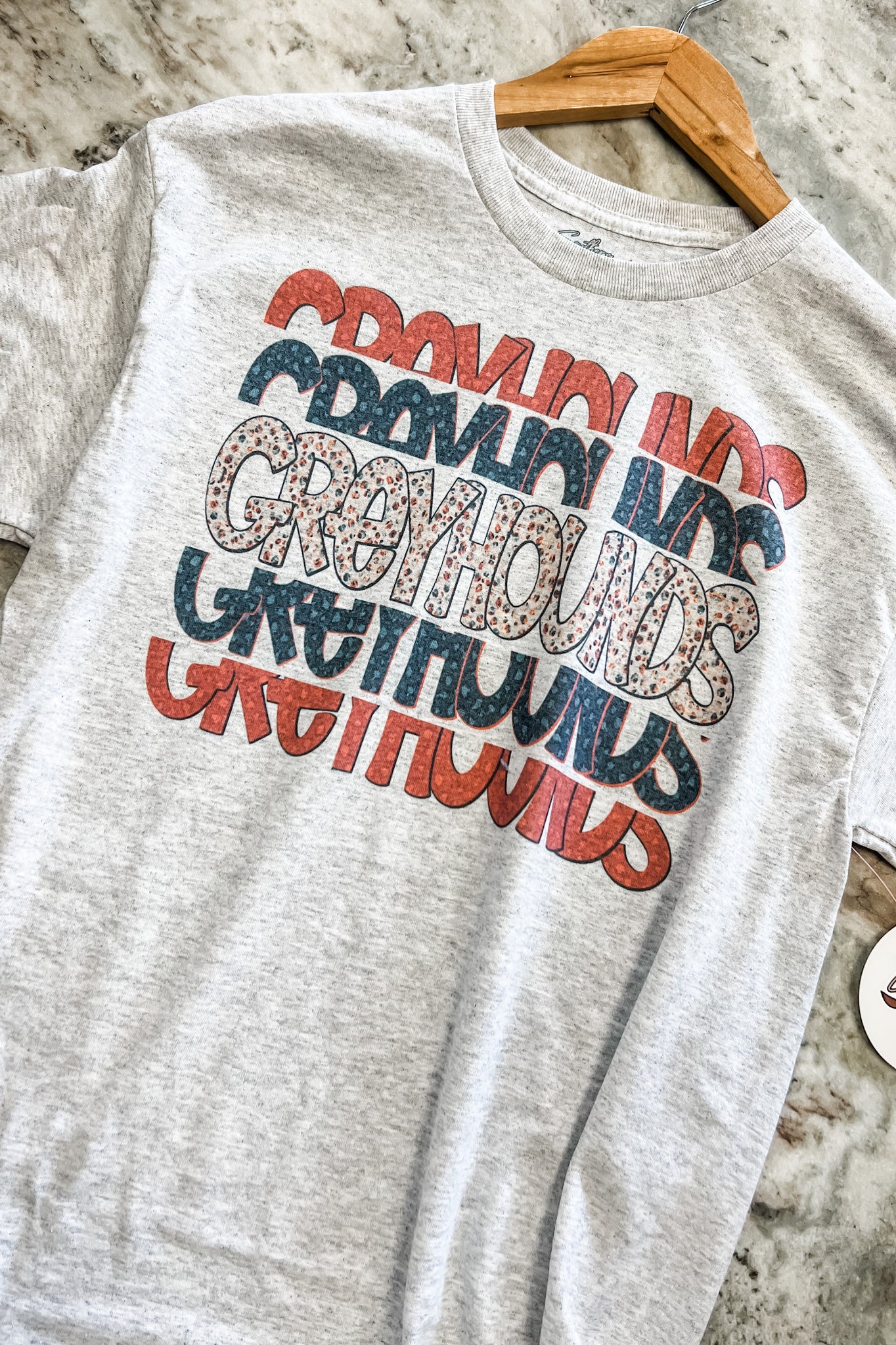 Greyhounds Stacked Graphic Tee