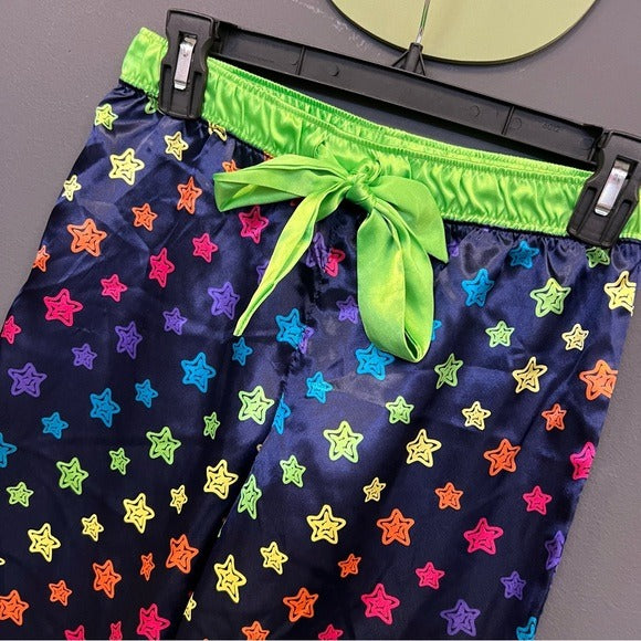 Justice Satin Star Capri Pajama Pants Size Girls 12