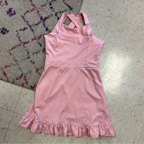 Girls Pink Athletic Tennis Dress Size 8/9