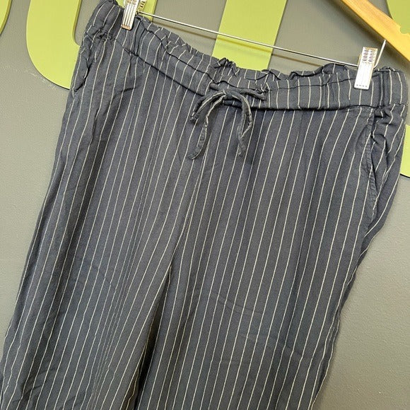 Ann Taylor Loft Lounge Pinstripe Cozy Lounge Pants Size L