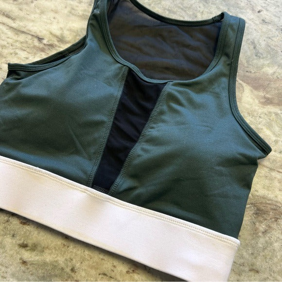 Mono B Mesh Back Sports Bra Size Medium