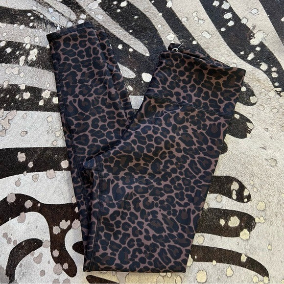 Becco Leopard Print 7/8 Leggings Size Large