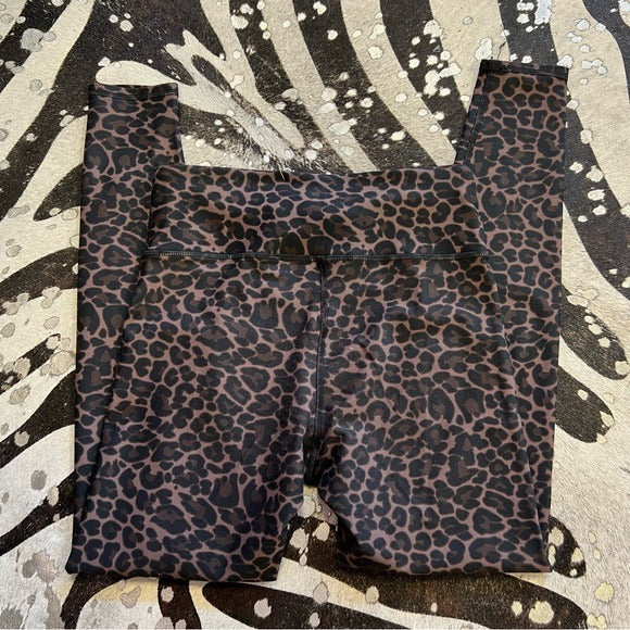 Becco Leopard Print 7/8 Leggings Size Large