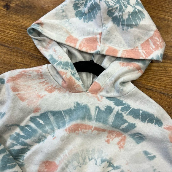 Carters Tie Dye Cropped Hoodie Girls Size 5