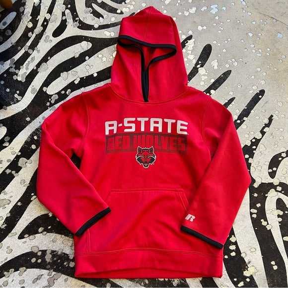 A-State Red Wolves Boys Hoodie Size Medium 8