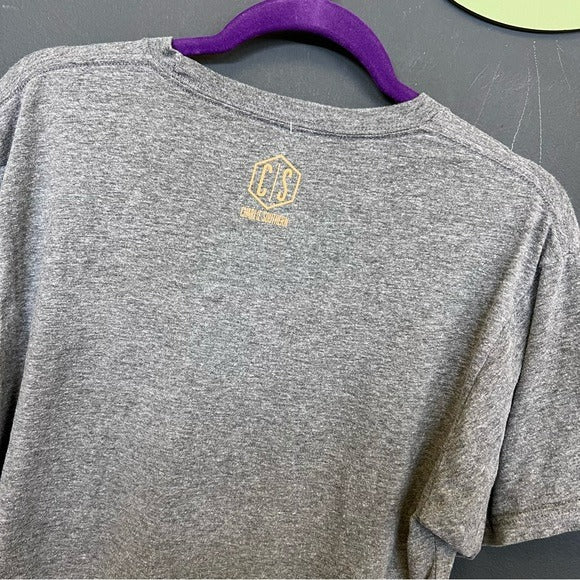 Charlie Southern Stacked Arkansas Rainbow Short Sleeve Graphic Tee Medium